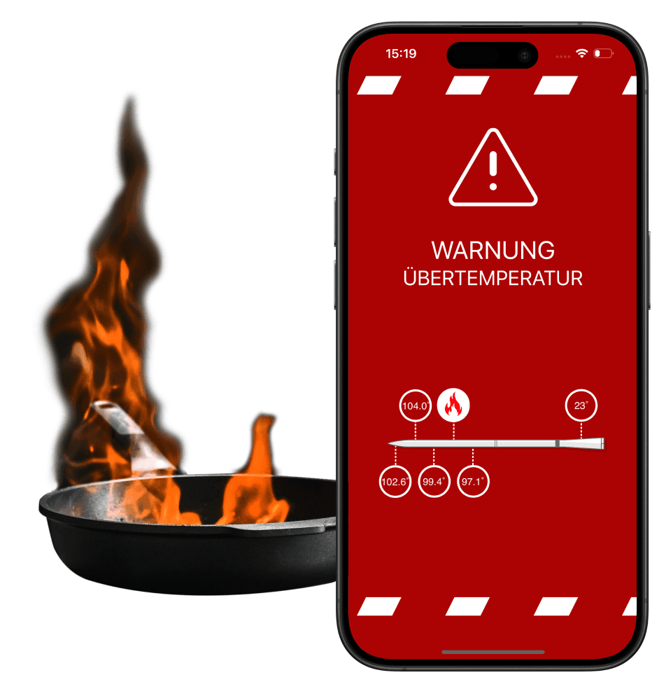 Warning indicators for food safety alerts